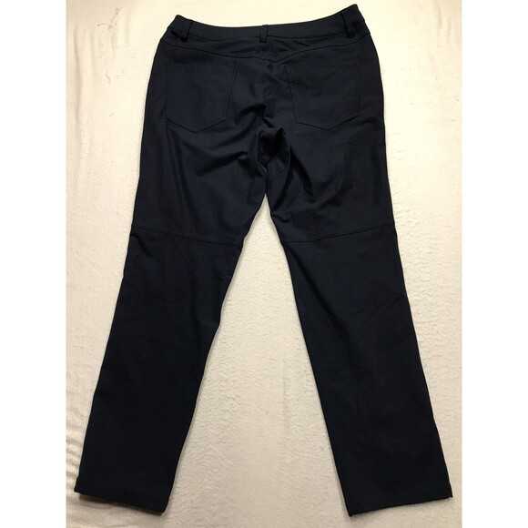LULULEMON Pants Men 31 (32x28) Navy Classic 5 Pocket ABC Warpstreme Chino - Picture 2 of 12